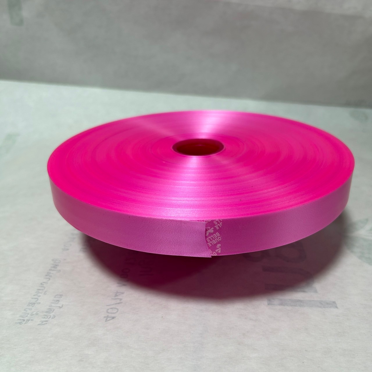 ริบบิ้นเบอร์ 5 ชมพูกลับบัว